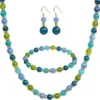 3PCS Gemstone Beaded Set